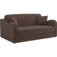 Диван Мебель-АРС Аккордеон Барон №4 ППУ 180x200 (велюр молочный шоколад НВ-178/13)