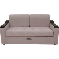 Диван Сириус Лидер-3 ППУ 185x110 (Eva 05 велюр светло-бежевый)