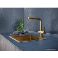 Смеситель Paulmark Dosse Do214418-BG (брашированное золото)