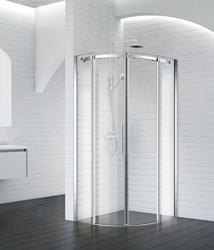 

Душевой уголок BelBagno Acqua-R-2-100-C-Cr (прозрачное стекло)