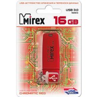 USB Flash Mirex CHROMATIC RED 16GB (13600-FM3CHR16)