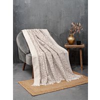 Плед Лен наш Завиток 215962 (180x220, бежевый)