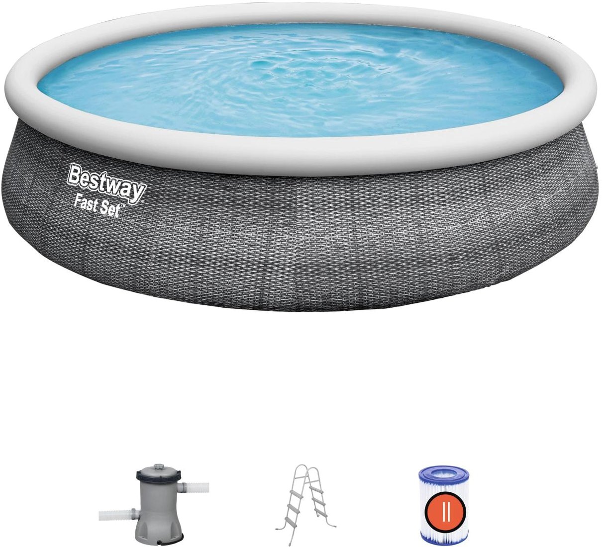 

Надувной бассейн Bestway Fast Set 57372 (457x107)