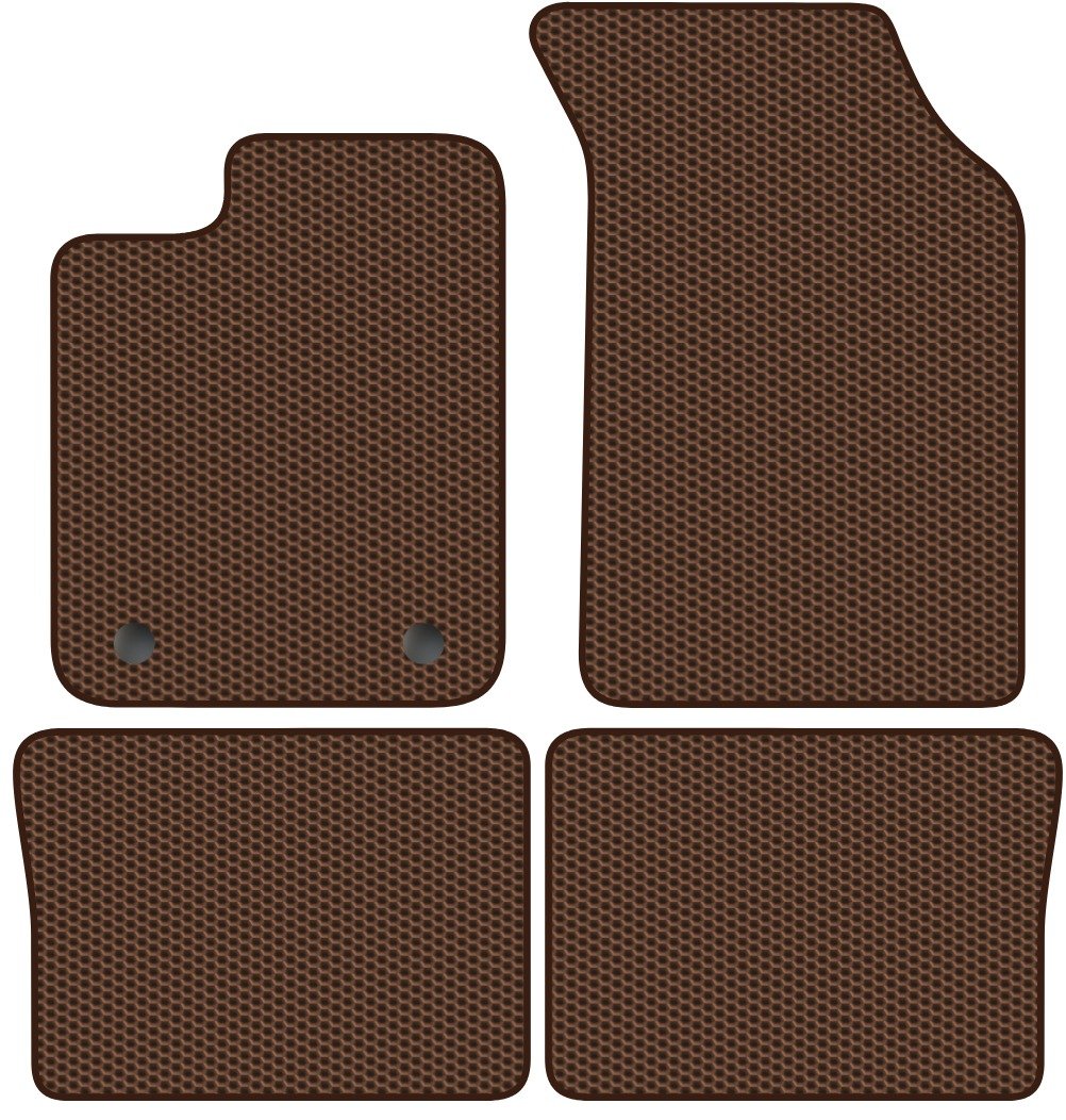 

Комплект ковриков для авто Alicosta Renault Symbol III (седан) 2008 - 2012 (коричневый, сота)