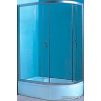 Душевой уголок Coliseum Сатрия T-100 левая (матовое стекло)