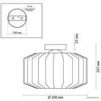 Люстра средней высоты Odeon Light Binga 4747/1C