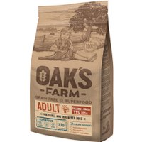 Сухой корм для собак Oak's Farm Беззерновой для малых и миниатюрных пород. Лосось и криль (2 кг)