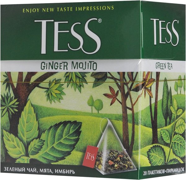 

Зеленый чай Tess Ginger Mojito 20 шт