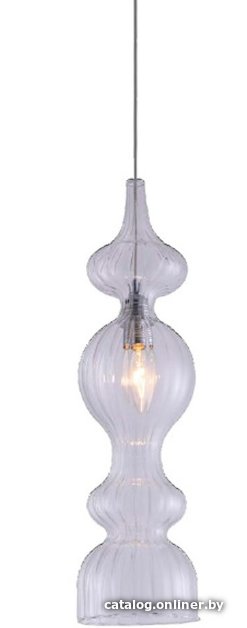 Подвесная люстра Crystal Lux Iris SP1 B Transparent