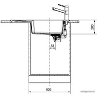 Кухонная мойка Franke FX FXG 611-86 (миндаль)