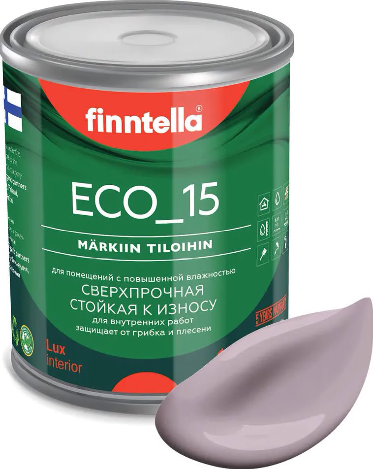 

Краска Finntella Eco 15 Laventeli Pitsi F-10-1-1-FL107 0.9 л (светло-лиловый)