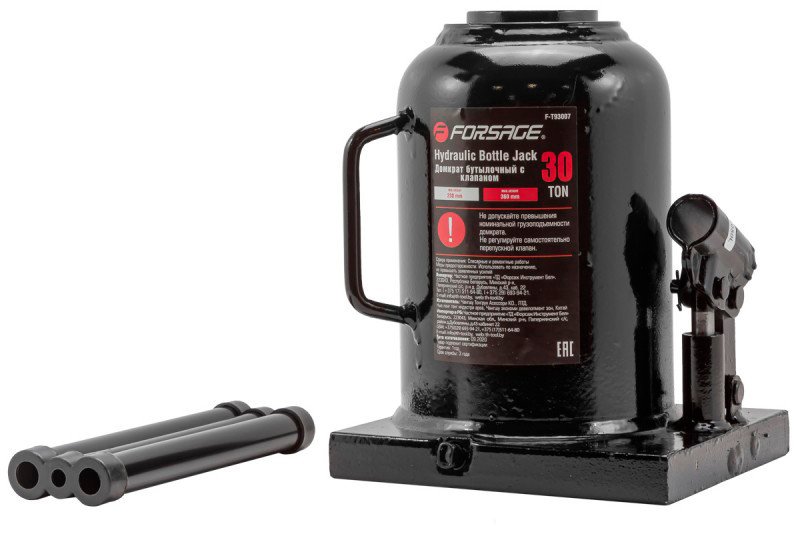 

Бутылочный домкрат FORSAGE F-T93007(Euro) 30т