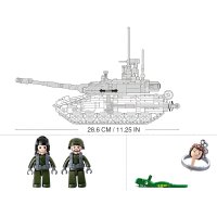 Конструктор Sluban Российский танк Т90MS M38-B0756 (758эл)