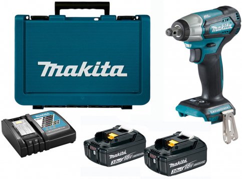 

Гайковерт Makita DTW180RFE (с 2-мя АКБ, кейс)