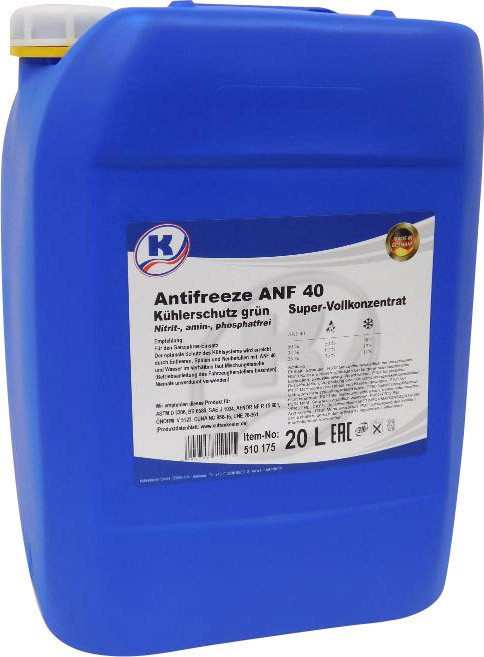 

Антифриз Kuttenkeuler ANF 40 концентрат (20л, зеленый)