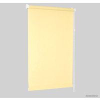 Мини рулонные шторы Delfa Эконом Сантайм Лен СРШ 01МЭД2875 57x160 (шампань)