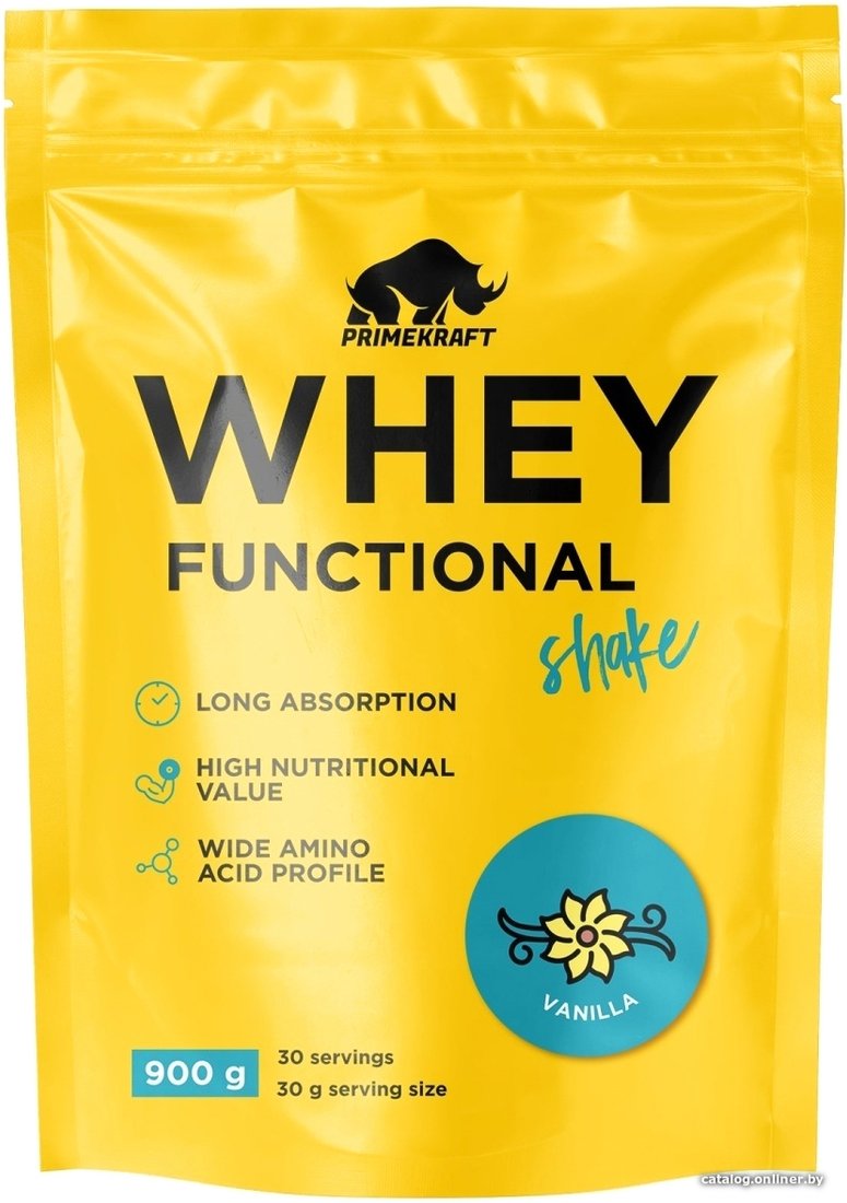 Протеин комплексный Prime Kraft Whey Functional Shake (900 г, ваниль)
