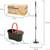 Швабра с отжимом Laima 607487