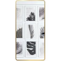 Зеркало с подсветкой  eMZe Smartphone 50x100 LED.UV.SMART.50.100.AUR (золото с УФ-окантовкой и подсветкой)