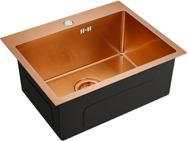 Кухонная мойка Emar EMB-115 PVD Nano Coppery