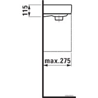 Умывальник Laufen PRO S 815954 48x28