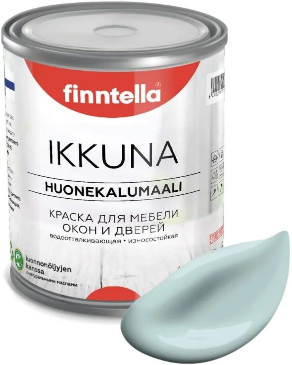 

Краска Finntella Ikkuna Aamu F-34-1-1-FL019 0.9 л (светло-голубой)