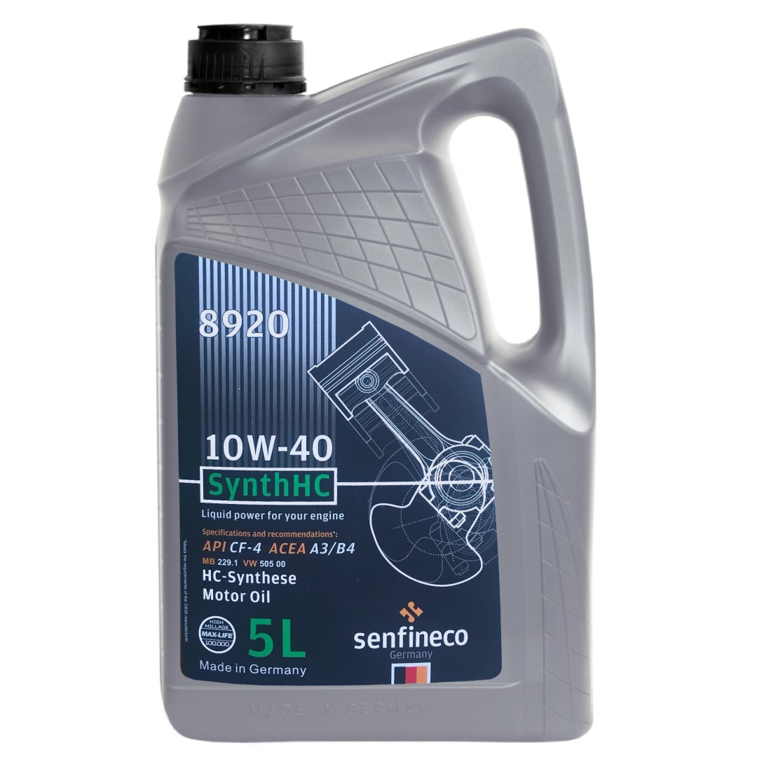 

Моторное масло Senfineco SynthHC 10W-40 API CF-4 ACEA A3/B4, 5л