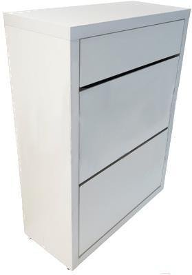 Тумба для обуви Анрат Элана 2.70ш белый/белый