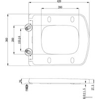 Сиденье для унитаза Lavinia Boho Aveo 33290600 в Лиде