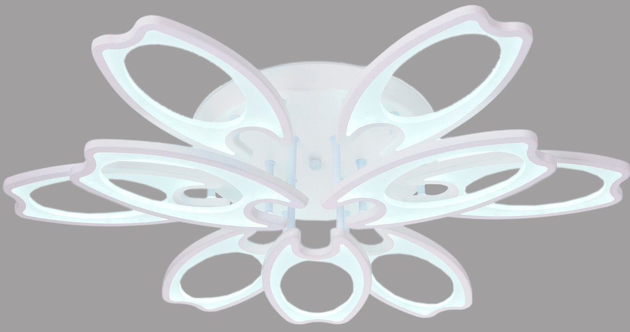 

Припотолочная люстра Ambrella light Acrylica FA579/6+3 WH (белый)