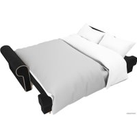 Диван Лига диванов Сплин 101678 (велюр, черный)