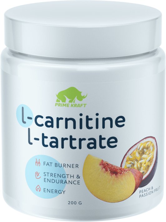 

L-карнитин Prime Kraft L-карнитин L-Tartrate (200г, персик/маракуйя)