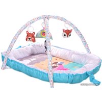 Развивающий коврик Lorelli Детское гнездышко 10300450001 (синий)