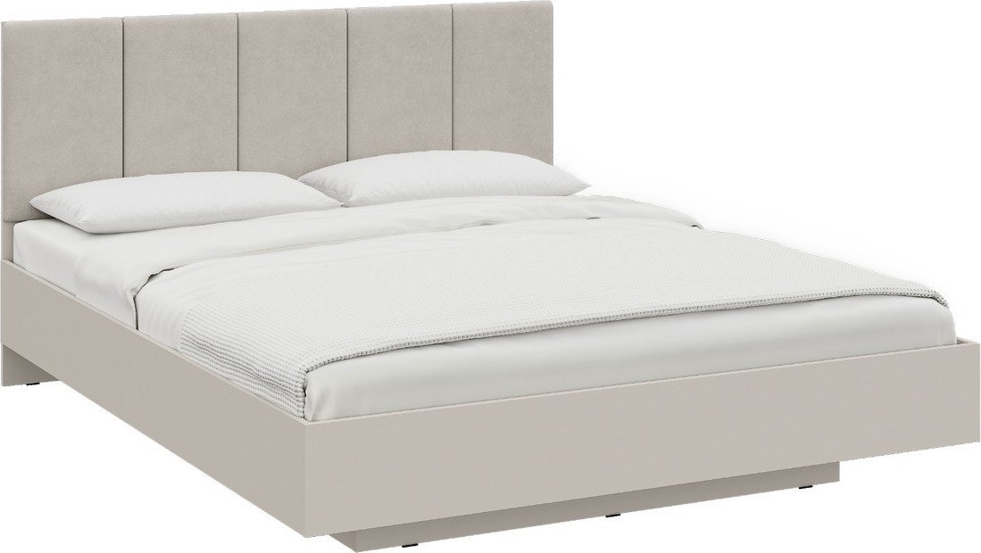 Кровать Стиль Мирен КР-001 160х200 (Velutto Soft 190/кашемир 5981 BS)