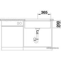 Кухонная мойка Blanco Etagon 700-U (антрацит)