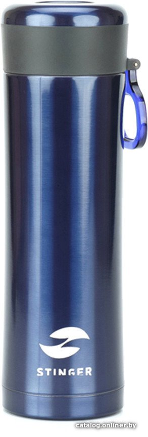 Термокружка Stinger HW-420-32-2738 0.42л (синий металлик)