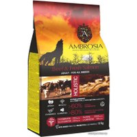 Сухой корм для собак Ambrosia Adult All Breeds Beef & Fresh Salmon (для всех пород с говядиной и лососем) 12 кг