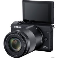 Беззеркальный фотоаппарат Canon EOS M200 Double Kit 15-45mm + 55-200mm (черный)