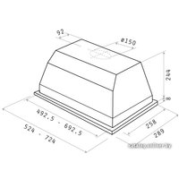 Кухонная вытяжка Elica ELIBLOC HT GR A/80