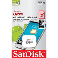 Карта памяти SanDisk Ultra microSDHC Class 10 32GB (SDSQUNB-032G-GN3MN)