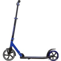 Двухколесный подростковый самокат Novatrack Polis 200 Pro 200.POLIS.BL20 (черный/синий)