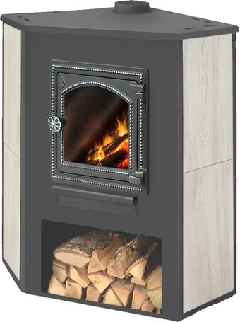 Свободностоящая печь-камин Этна ДТ-4С угловой