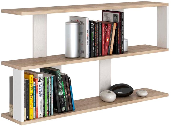 

Полка Атлант-Мебель Тип 2 (дуб сонома/белый ясень)