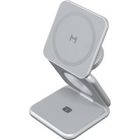 Беспроводное зарядное Magssory Fold Pro 3 в 1 WCH063 (серебристый)