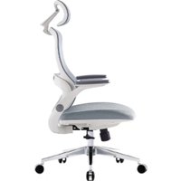 Офисное кресло SitUp Sity White Chrome (сетка Grey/Grey)