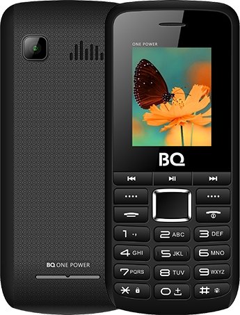 

Кнопочный телефон BQ BQ-1846 One Power (черный)