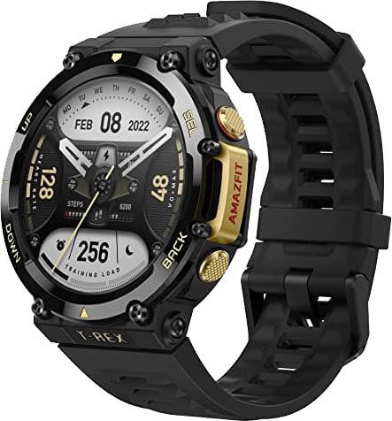 

Умные часы Amazfit T-Rex 2 (звездно-черный/золотистый)