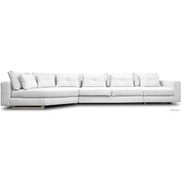 Модульный диван Nord Star Рена 3-32-90-95Л (шенилл, белый) в Гродно