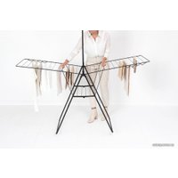 Сушилка для белья Brabantia Hangon 25 м с перекладиной 403521 (черный матовый)