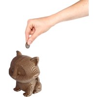 3Д-пазл Eco-Wood-Art Кошечка - копилка